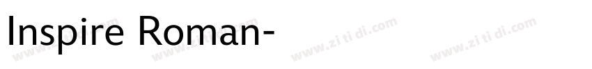 Inspire Roman字体转换